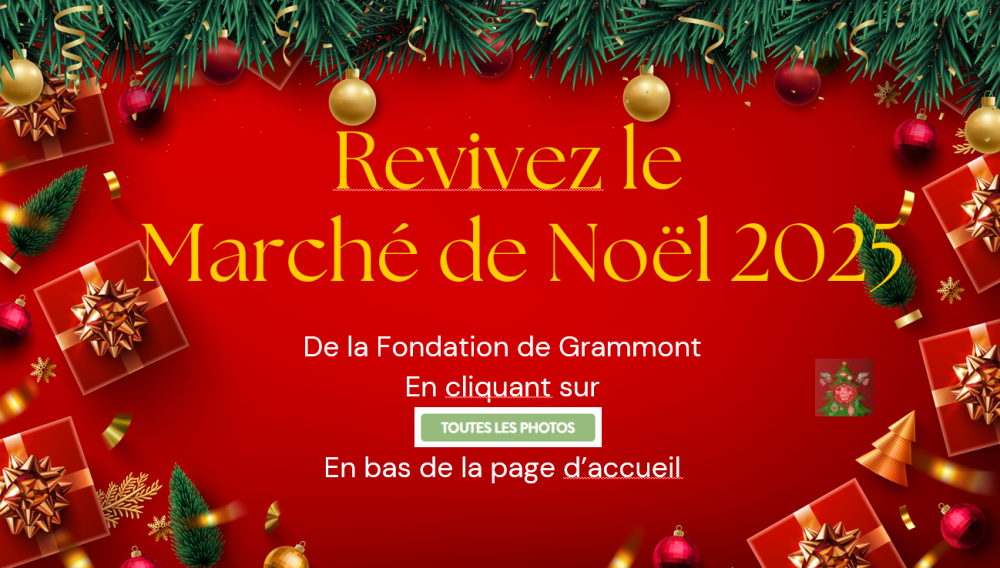 Marché de Noël de la Fondation de Grammont 2025 Marché de Noël de la Fondation de Grammont 2025