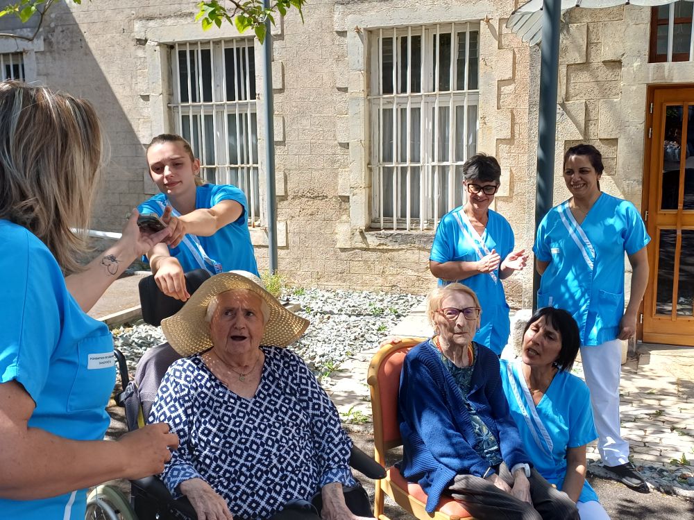 Supporters du Trim'athlon à la Fondation de Grammont Supporters du Trim'athlon à la Fondation de Grammont