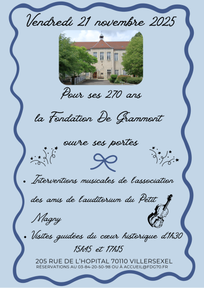 270 ans de le fondation de Grammont